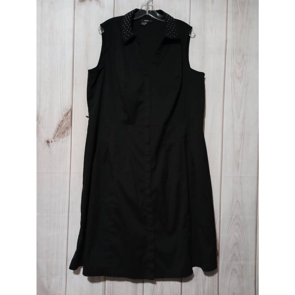 Alfani Dress Ladies 20W Embellished Neck Sleeveless‎